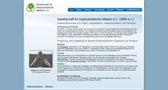 Desktop Screenshot of gbm-medizin.org